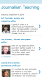 Mobile Screenshot of journalism-teaching.cubreporters.org