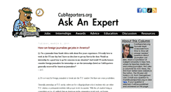 Desktop Screenshot of journalism-expert.cubreporters.org