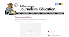 Desktop Screenshot of journalism-education.cubreporters.org