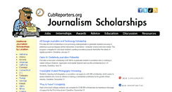 Desktop Screenshot of journalism-scholarships.cubreporters.org