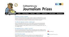 Desktop Screenshot of journalism-prizes.cubreporters.org