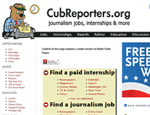 Tablet Screenshot of cubreporters.org